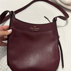 Kate Spade Deep Burgundy Crossbody Bag
